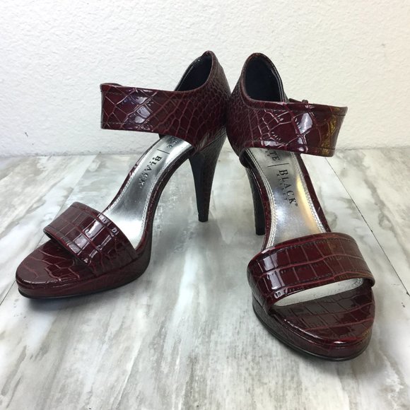 White House Black Market Shoes - White House Black Market "Paula" Open Toe Heels 8